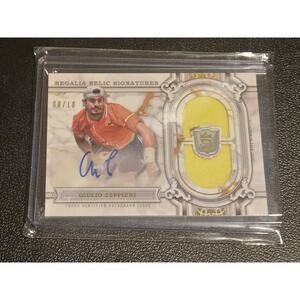 2024 Topps Royalty Collection Giulio Zeppieri Regalia Relic Signatures Gold #/10